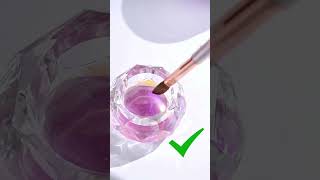 How to use Acrylic powder correctly💅🏻 acrylicnails acrylicquotes acrylicliquid acrylicpowder [upl. by Akiam]