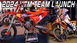 KTM Supercross Team Tells All🔥  Sexton Plessinger Vialle Beaumer  Cycle News [upl. by Nosraep892]