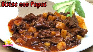 Bistec con papas en Salsa Roja Bistec en INSTANT POT  Solecito en tu cocina [upl. by Ellehcem]