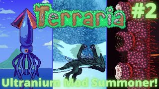 Speedrunning PreHardmode Terraria Ultranium Mod Summoner Playthrough 2 [upl. by Sedgewick829]