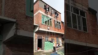 Anti seepage mortar decoration for brick house exterior wall good methods improve work efficiency [upl. by Tsugua]