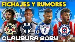 ✅🔥¡15 NUEVOS FICHAJES VINICIUS AL MONTERREY UNAI BILBAO AL AME ¡RONDON AL PACHUCA LIGA MX [upl. by Margot]