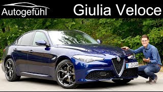 Alfa Giulia Veloce FULL REVIEW 2019  Autogefühl [upl. by Dougal503]