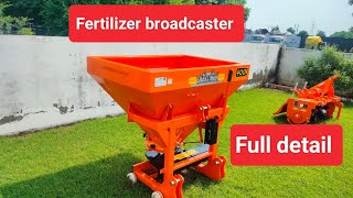 Fertilizer broadcaster  Spreader  Easy method of applying fertilizer [upl. by Nothgierc]