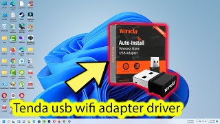 How to install tenda wifi adapter [upl. by Aicertap]