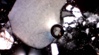 Quartz grain under a microscope [upl. by Mccord]