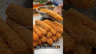 KFC Style Spring Rolls😳🔥 Indian Street Food [upl. by Lesko]