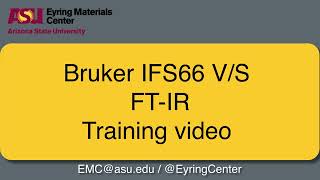 Bruker IFS 66VS FTIR training [upl. by Lledualc]