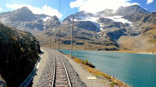 ★ Cab ride 🇨🇭St Moritz  🇮🇹Tirano Bernina pass Switzerland to Italy 102019 [upl. by Yralih244]