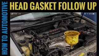 Successful Head Gasket Repair Follow Up Video on 2003 Toyota Camry [upl. by Ornas]