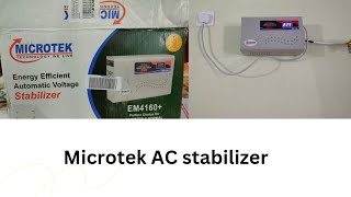 Microtek EM4160 AC stabilizer full review and complete details complete function [upl. by Nahtnhoj]