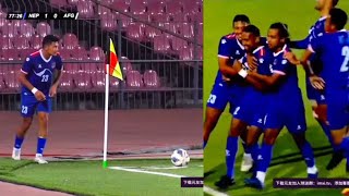 Nepal vs Afghanistan Football 🔥🔥 Goal amp Highlights 2024 [upl. by Eesak]