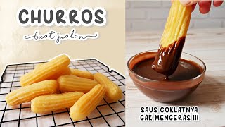 RESEP CHURROS UNTUK IDE JUALAN  RENYAH DI LUAR LEMBUT DI DALAM [upl. by Yrebmik652]