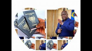 Passeport Gouvernement Félix Tshisekedi ba kosi ba Congolais prix augmenté a plus de 90 ce lundi [upl. by Arbed116]