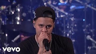 J Cole  Work Out Live on Letterman [upl. by Nnhoj]