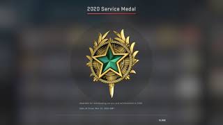 Getting 2020 Tier 2 Service Medal in CSGO [upl. by Salot]