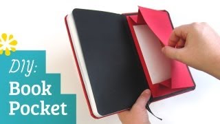 DIY Book Pocket  Sea Lemon [upl. by Aihcats]