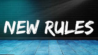 Dua Lipa  New Rules Lyrics [upl. by Nahsor362]