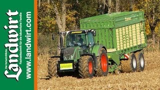 Maisstroh für Biogas  landwirtcom [upl. by Odlabso]