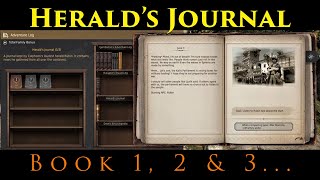 Heralds Journal Full Guide  Book 1 2 amp 3  BDO [upl. by Thanh]