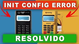 Como Resolver INIT CONFIG ERROR na Máquina de Cartão [upl. by Annaiv]