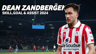 Dean Zandbergen Skills Goal amp Assist Jong Sparta Rotterdam 20232024 [upl. by Dyal]