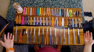 EVERY Balisong in my MASSIVE Collection  2023 Edition [upl. by Nihsfa]