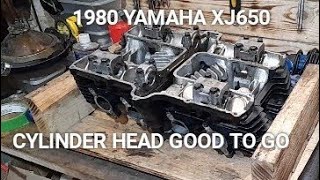 1980 Yamaha XJ650 Cylinder Head Good To Go [upl. by Radmen]