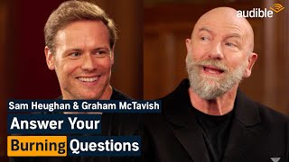 Sam Heughan and Graham McTavish Answer Questions About Clanlands Friendship and Their Worst Fears [upl. by Aicirt246]