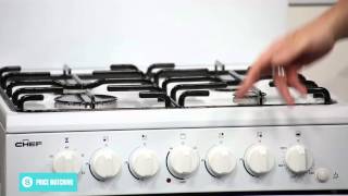 Chef CFG504WA Freestanding Gas Oven Stove reviewed by product expert  Appliances Online [upl. by Inalaehak]