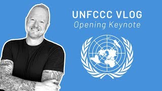 UNFCCC VLOG  Resilience Frontiers Opening Keynote with Futurist Speaker Nikolas Badminton [upl. by Hennie]