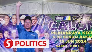 Sg Bakap polls Abidin Ismail named as Perikatan candidate [upl. by Other]