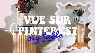 DIY DÉCO On reproduit une table tendance vue sur Pinterest [upl. by Anigal]