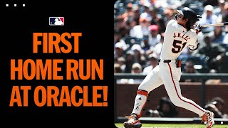 Jung Hoo Lee hits his first Oracle Park home run [upl. by Rovit]