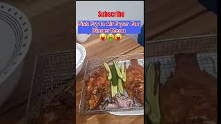 😜 Fish Fry Menu For Dinner Prepared By Air Fryer🤑 From Colombia  vlog shorts yt food [upl. by Ydassac]