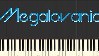 Undertale  Megalovania amella Piano Tutorial [upl. by Claribel]