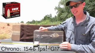 9MM Fort Defense Ammo Review and Ballistics Gelatin Analysis [upl. by Katharine581]