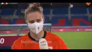 30072021  VIVIANNE MIEDEMA  post match interview  Netherlands vs USWNT Tokyo 2020 [upl. by Clarice]