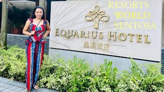 EQUARIUS HOTEL IN RESORTS WORLD SENTOSA l ROOM TOUR l TITING KULOT roomtour rsworld [upl. by Bambie]