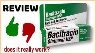 Bacitracin Ointment USP  Review 👍🏿 [upl. by Janenna]