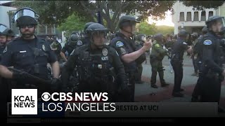 Protesters arrested at UCI [upl. by Vail]