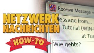 Nachrichten im LAN versenden Deutsch [upl. by Holloway]