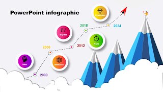 PowerPoint how to make an animated and attractive slide [upl. by Eirrehc]