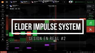 ELDER IMPULSE SYSTEM SESION EN REAL 2  IQ OPTION BINARIAS 2021 [upl. by Miett]