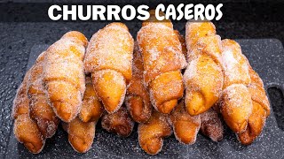 CHURROS CASEROS de Manjar y Chocolate  Abelca [upl. by Maggy972]