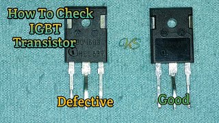 How To Check IGBT Transistor Tagalog PRO TECH Electronics [upl. by Kunz]