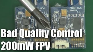 FT952 FPV transmitter 200mW 58GHz consistency issue [upl. by Pamelina]