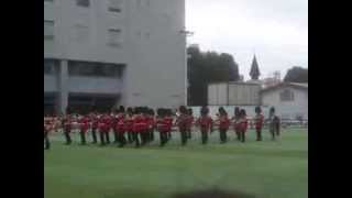 Japan The Regimental Band Coldstream Guards visiting Tokyo 59 20131010Thu1246hrs [upl. by Acinat]