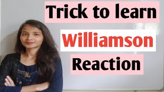 Trick to learn Williamson reaction organic chemistry [upl. by Amla]