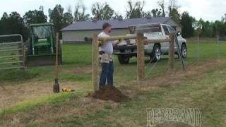 Field Fence Installation Part 1 of 2 [upl. by Newmark]